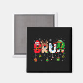 ブルークリスマス 子供 ティーンエイジャー 少年 面白いクリスマス ユーモア マグネット (正面/裏面)