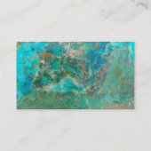 ブルークリソコラミネラルストーンの名刺 名刺 (裏面)