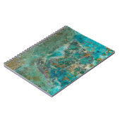 ブルークリソコラミネラルストーン ノートブック (左側)