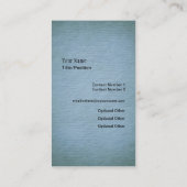 ブルークリーナークリーニングサービス名刺 名刺 (裏面)