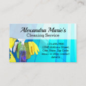 ブルークリーニングモダンサービスのハウスキーピング 名刺 (正面)