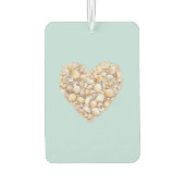 ブルークリームの海の馬と貝殻の結婚前お披露目パーティー カーエアーフレッシュナー (裏面)