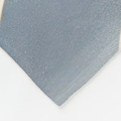 ブルークリームアイボリー抽象芸術ウェーブビーチ フリースブランケット (角)