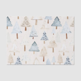 ブルークリームクリスマスツリー 薄葉紙