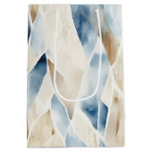 ブルークリームシーサンド海セレニティ ミディアムペーパーバッグ (裏面)