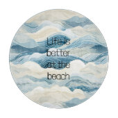 ブルークリームシーサンド海 カッティングボード (正面)