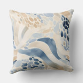 ブルークリームシーサンド海 クッション (裏面)