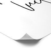 ブルークリーム結婚フローラの真の愛の歓迎 ポスター (角)