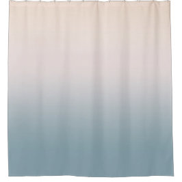 ブルークリーム赤面絞り染め シャワーカーテン
