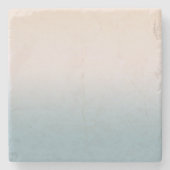 ブルークリーム赤面絞り染め ストーンコースター (正面)