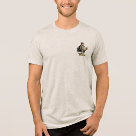 ブルークルービールスーパーヒーローおもしろTシャツ トライブレンドTシャツ