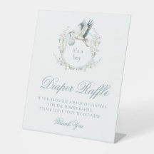 ブルークレストストロボホベビーシャワーおむつラッフル