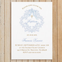 ブルークレスト男の赤ちゃんバプテスマ