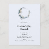 ブルークレセントムーンマザーズデイブランチ インビテーションポストカード (正面)