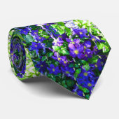 ブルークレマチスタイ ネクタイ (ロール)