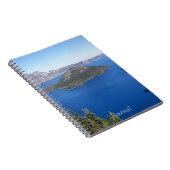 ブルークレーターレイクランドスケープ写真 ノートブック (右側)