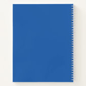 ブルークレーター湖とウィザード島 ノートブック (裏面)