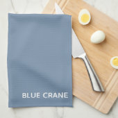 ブルークレーンの青い色名 キッチンタオル (四つ折り)