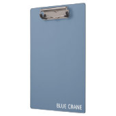 ブルークレーンの青い色名 クリップボード (左)