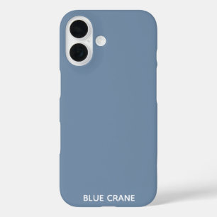 ブルークレーンの青い色名 iPhone 16ケース