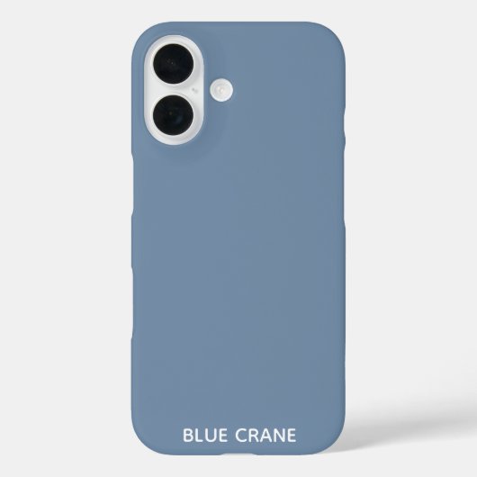 ブルークレーンの青い色名 Case-Mate iPhoneケース (裏面)