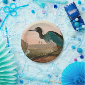 ブルークレーンまたはヘロンバードオブアメリカオードボンプリント ペーパープレート (パーティー)