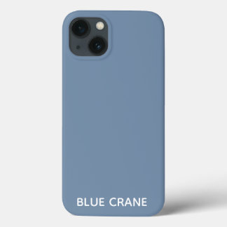 ブルークレーンブルーカラー名ケースメイトiPhoneケース iPhone 13ケース