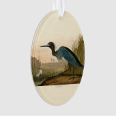 ブルークレーンヘロンアウドボン絵画ズ オーナメント (正面)