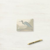 ブルークレーンヘロンアウドボン絵画ズ ポストイット (デスク上)