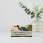 ブルークレーンヘロンアウドボン絵画ズ 名刺 (スタンド正面)