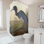 ブルークレーン又はアメリカのヘロンの鳥ジョン・ジェームズ シャワーカーテン (インサイチュ)