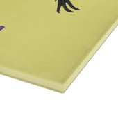 ブルークレーン鳥の漫画イラストレーション カッティングボード (角)