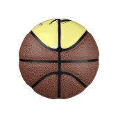 ブルークレーン鳥の漫画イラストレーション ミニバスケットボール (右)