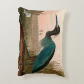 ブルークレーン/ヘロンバードオブアメリカオードゥボンプリント アクセントクッション (裏面(縦))