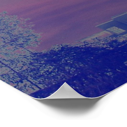 ブルークレーン ポスター (角)