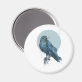 ブルークロウ磁石 マグネット (正面/裏面)