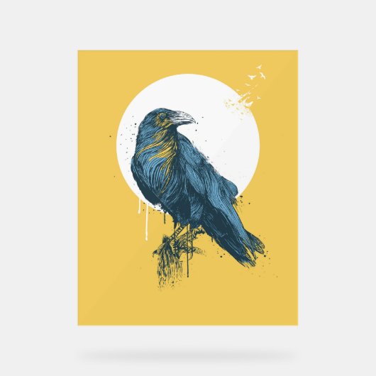 ブルークロウ アクリルサイン (正面)