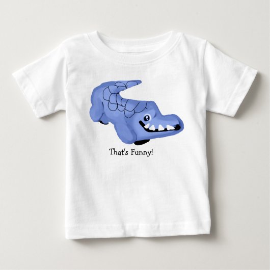 ブルークロコダイル ベビーTシャツ (正面)