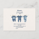 ブルークロザラインおむつラッフル エンクロージャーカード (正面)