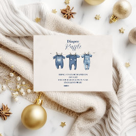 ブルークロザラインおむつラッフル エンクロージャーカード