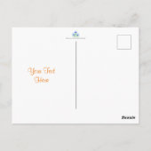 ブルークロシー春はがき ポストカード (裏面)