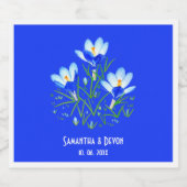 ブルークロシー結婚ズビールラブル ビールラベル (シングルラベル)