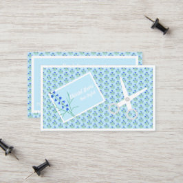 ブルークロシー美容師名刺 コーリングカード