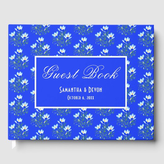 ブルークロシ結婚ーズ ゲストブック (正面)