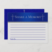 ブルークロスクリスチャン共有アメモリ インビテーションポストカード (正面/裏面)