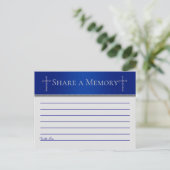 ブルークロスクリスチャン共有アメモリ インビテーションポストカード (スタンド正面)