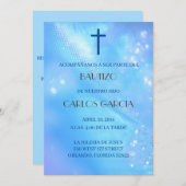 ブルークロススペインのインビタシオンデバウティゾ 招待状 (正面/裏面)