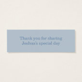 ブルークロスバプティススモールラベル (裏面)