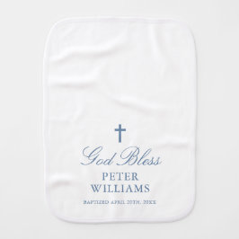 ブルークロスパーソナライズされたバプテスマ バープクロス