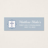 ブルークロスホーリーコミューニオンメッセージカード (正面)